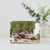 Route 66 Postkarte (Stehend Vorderseite)