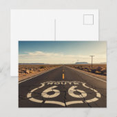 Route 66  postkarte (Vorne/Hinten)