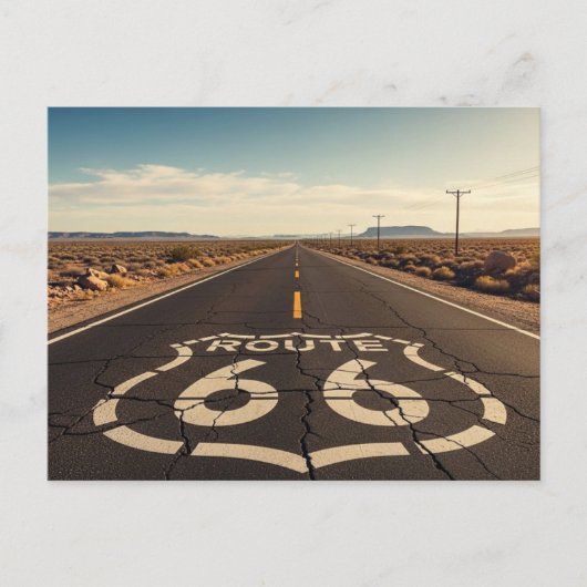 Route 66  postkarte (Vorderseite)