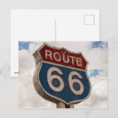 Route 66 postkarte (Vorne/Hinten)