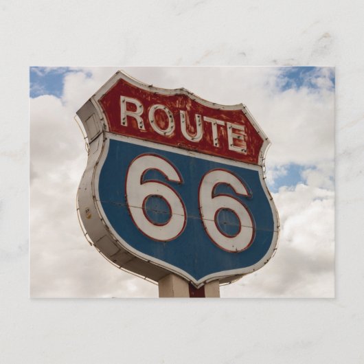 Route 66 postkarte (Vorderseite)