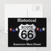 Route 66 - Postkarte (Vorne/Hinten)