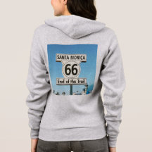 Route 66 Pullover mit Kapuze