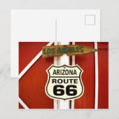 Route 66 Reise Postkarte (Vorne/Hinten)