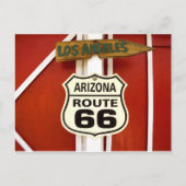 Route 66 Reise Postkarte (Vorderseite)