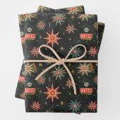 Route 66 Retro-Weihnachtsstil Geschenkpapier Set (Beispiel)
