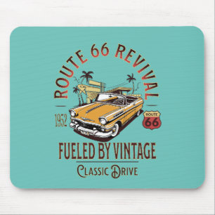 ROUTE 66 REVIVAL - BETRIEBEN VON VINTAGE - BEL AIR MOUSEPAD