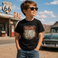 Route 66 rostiges Straßenschild
