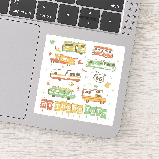 Route 66 RV Aufkleber (Detail)