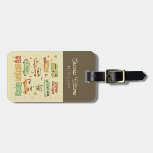 Route 66 RV Gepäckanhänger (Vorderseite horizontal)