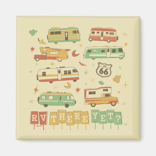 Route 66 RV Magnet (Vorne)