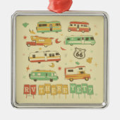 Route 66 RV Ornament Aus Metall (Vorne)