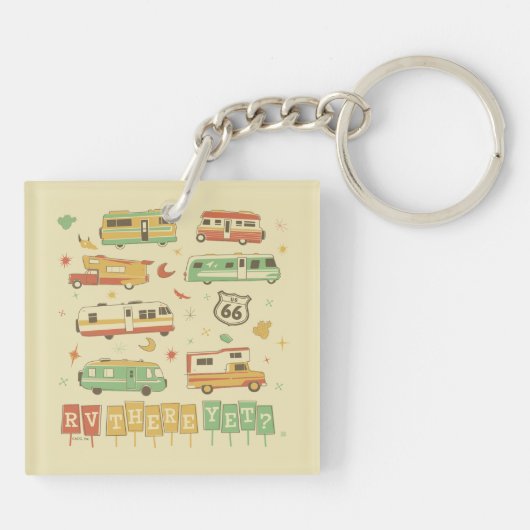Route 66 RV Schlüsselanhänger (Rückseite)