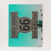 Route 66 Santa Monica. Weihnachtsgrüße Puzzle (Vertikal)