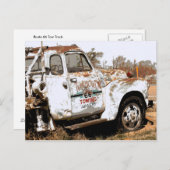 Route 66 Schleppzug Postkarte (Vorne/Hinten)