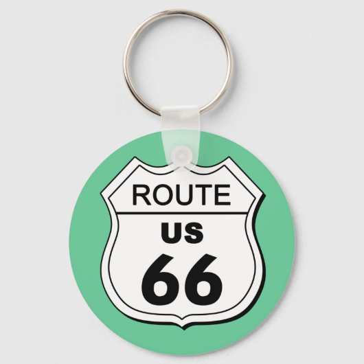 Route 66 Schlüsselanhänger (Vorderseite)