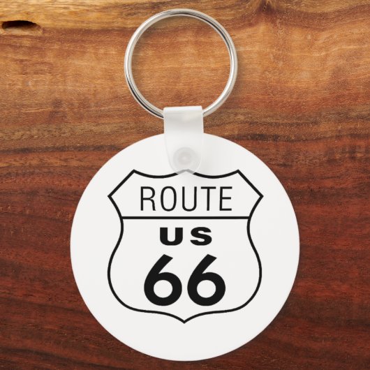 Route 66 Schlüsselanhänger (Vorderseite)