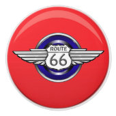 Route 66 Schubladenpullis - SRF Keramikknauf (Vorderseite)