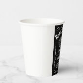 Route 66, Schwarzes Etikett Pappbecher (Rechts)