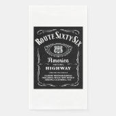 Route 66 serviette (Vorderseite)