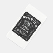 Route 66 serviette (Ecke)