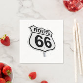 Route 66 serviette (Beispiel)