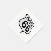 Route 66 serviette (Ecke)