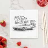 Route 66 Servietten (Beispiel)