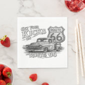Route 66 Servietten (Beispiel)