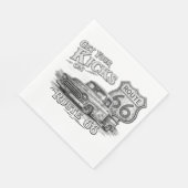 Route 66 Servietten (Ecke)