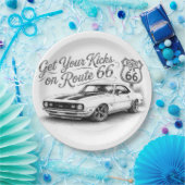 Route 66 Servietten Pappteller (Party)