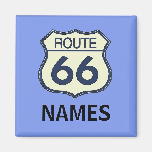 Route 66, ,Souviner Magnet (Vorne)