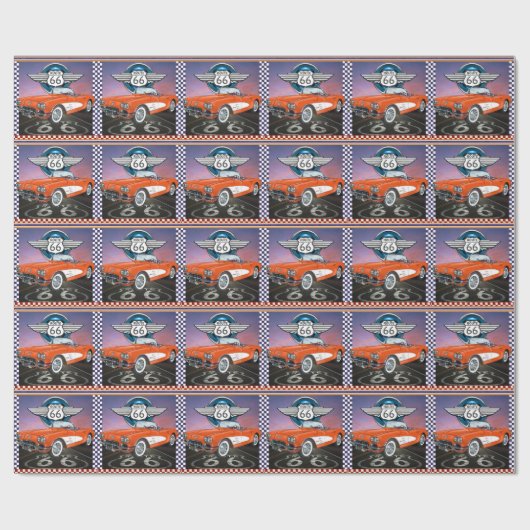 Route 66 - SRF Geschenkpapier (Flach)