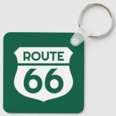 Route 66 Staat Autostraßenschild Sonderzeichen Met Schlüsselanhänger (Rückseite)