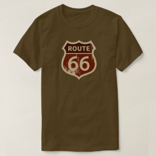 Route 66 Straßenschild T-Shirt
