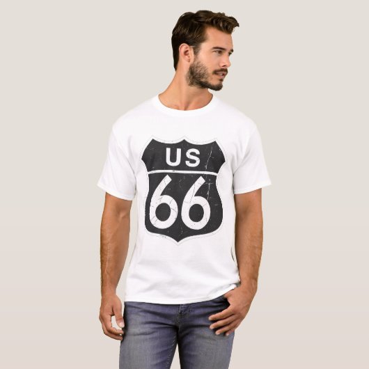 Route 66 T-Shirt (Vorne ganz)