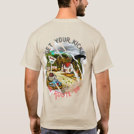 "Route 66" T-Shirt (Rückseite)