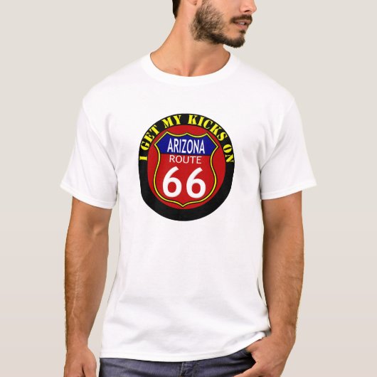 ROUTE 66 T - SHIRT ARIZONA (Vorderseite)