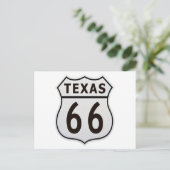 Route 66 Texas Postkarte (Stehend Vorderseite)