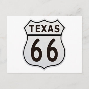 Route 66 Texas Postkarte