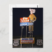 ROUTE 66 Texas TRAVEL POSTCARD Postkarte (Vorne/Hinten)