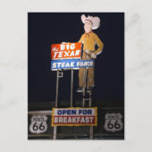 ROUTE 66 Texas TRAVEL POSTCARD Postkarte (Vorderseite)