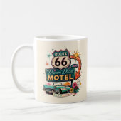 Route 66 Traumfahrt Morgendliche Reisestimmung Kaffeetasse (Links)