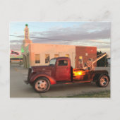 Route 66: U Drop Inn | Kleeblatt, TX Postkarte (Vorderseite)