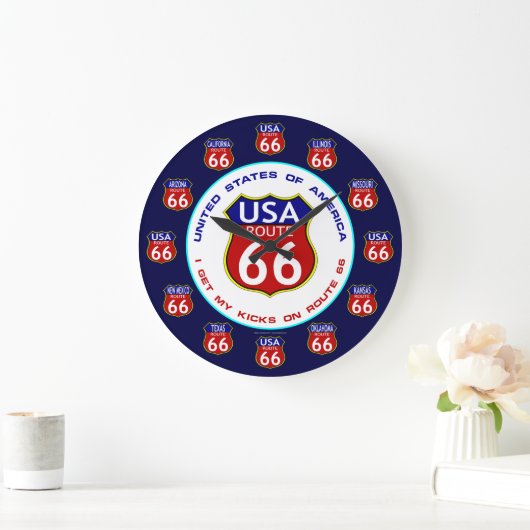Route 66 Uhr (Zuhause)