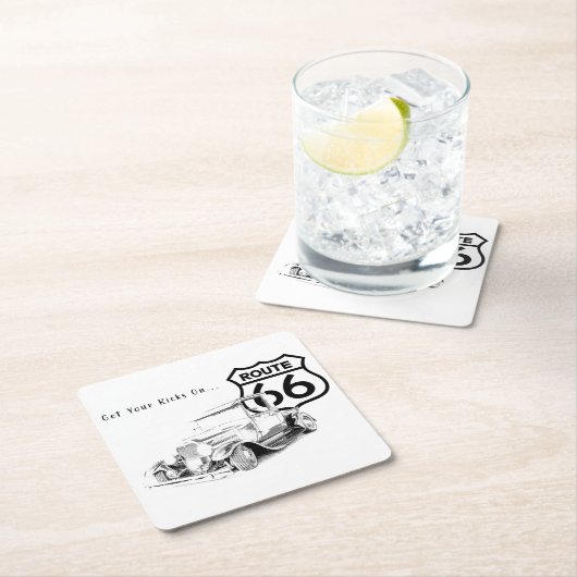 Route 66 Untersetzer (Vor Ort)