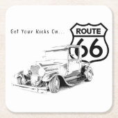 Route 66 Untersetzer (Vorderseite)