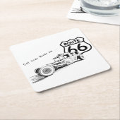 Route 66 Untersetzer (angewinkelt)