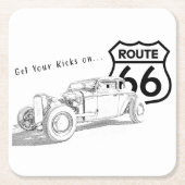 Route 66 Untersetzer (Vorderseite)