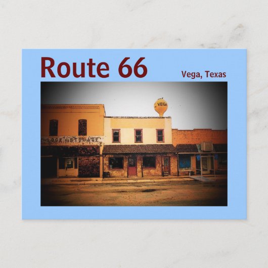 Route 66 (Vega) Postkarte (Vorderseite)